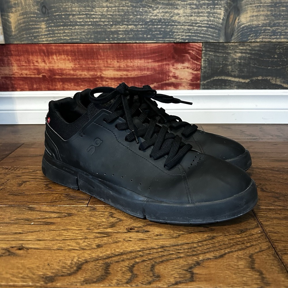 ON Cloud The Roger Advantage Mens Size 12 47 Shoes All Black